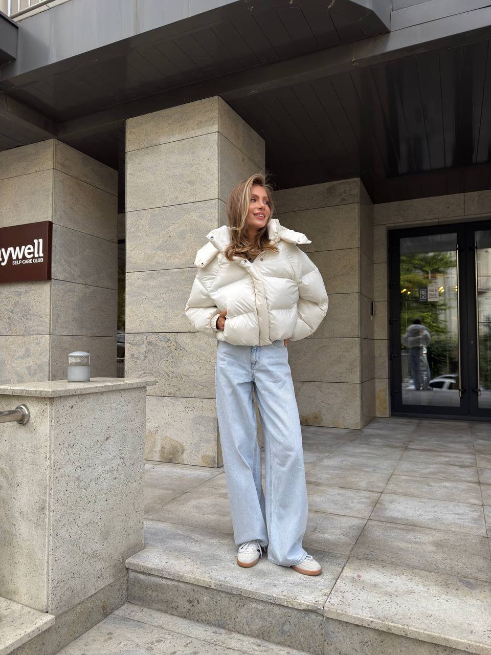 “IRISH” Cropped Puffer