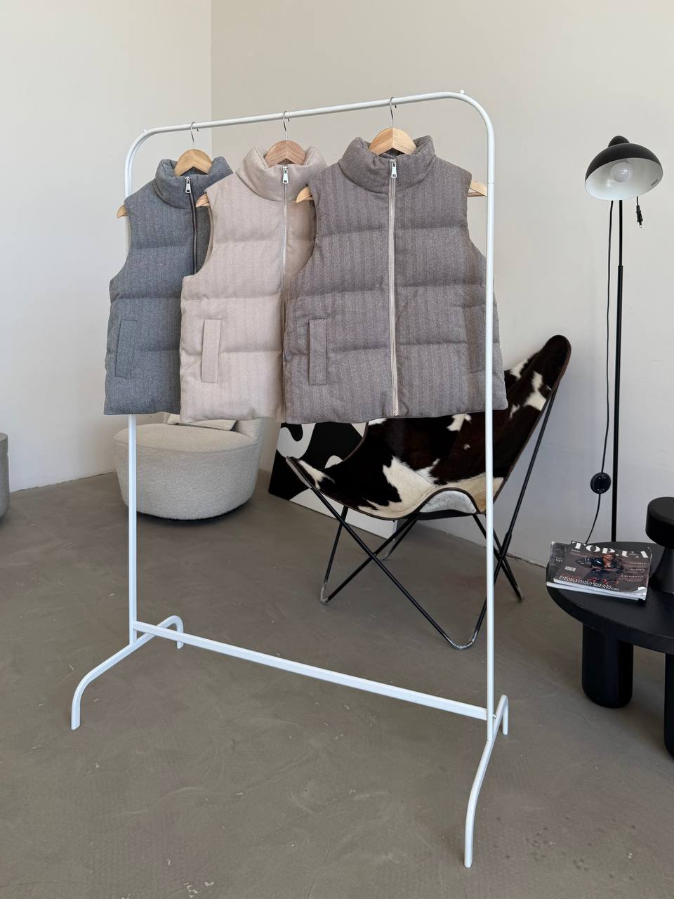 Zip-Up Cashmere Vest