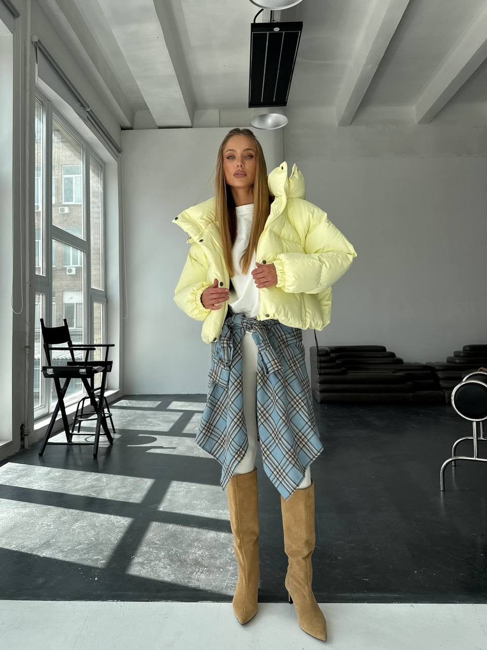 “IRISH” Cropped Puffer