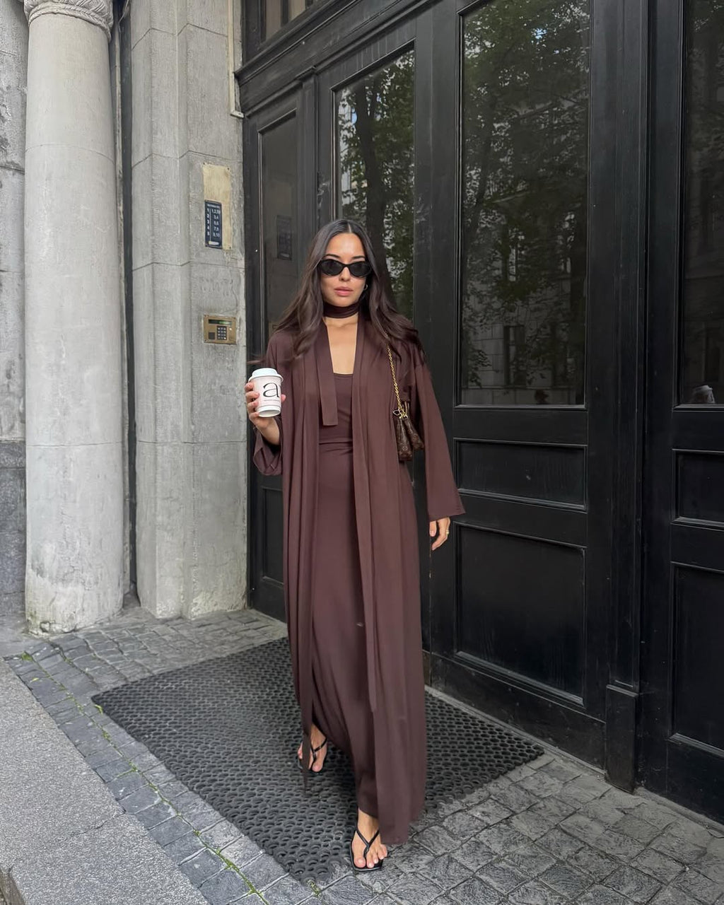2-in-1 Set: Cardigan + Dress