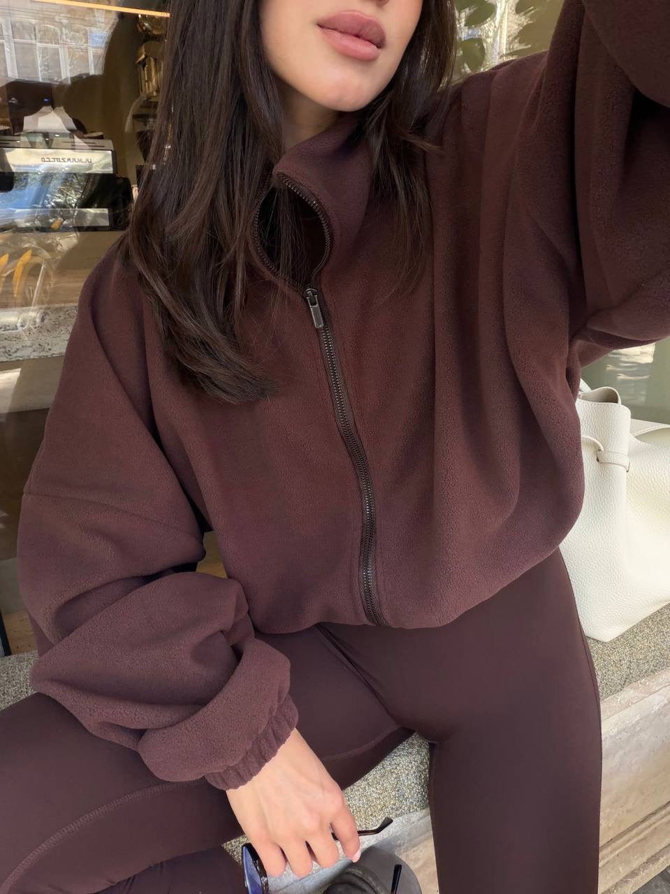Long Zip-Up Fleece