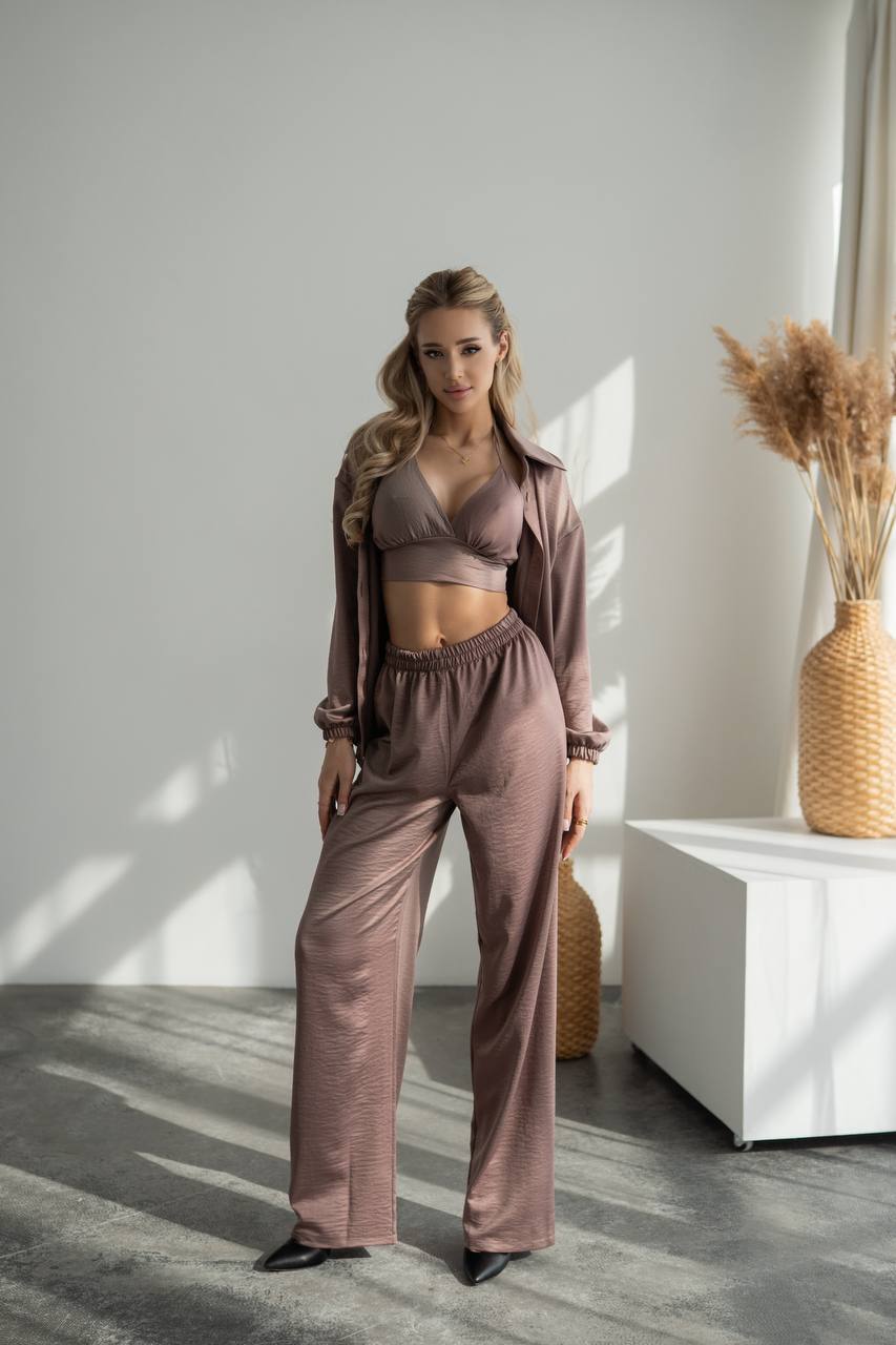 Three-Piece Pants Set