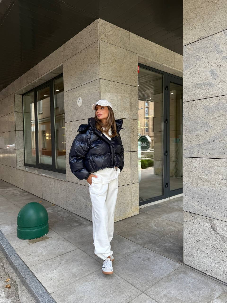 “IRISH” Cropped Puffer
