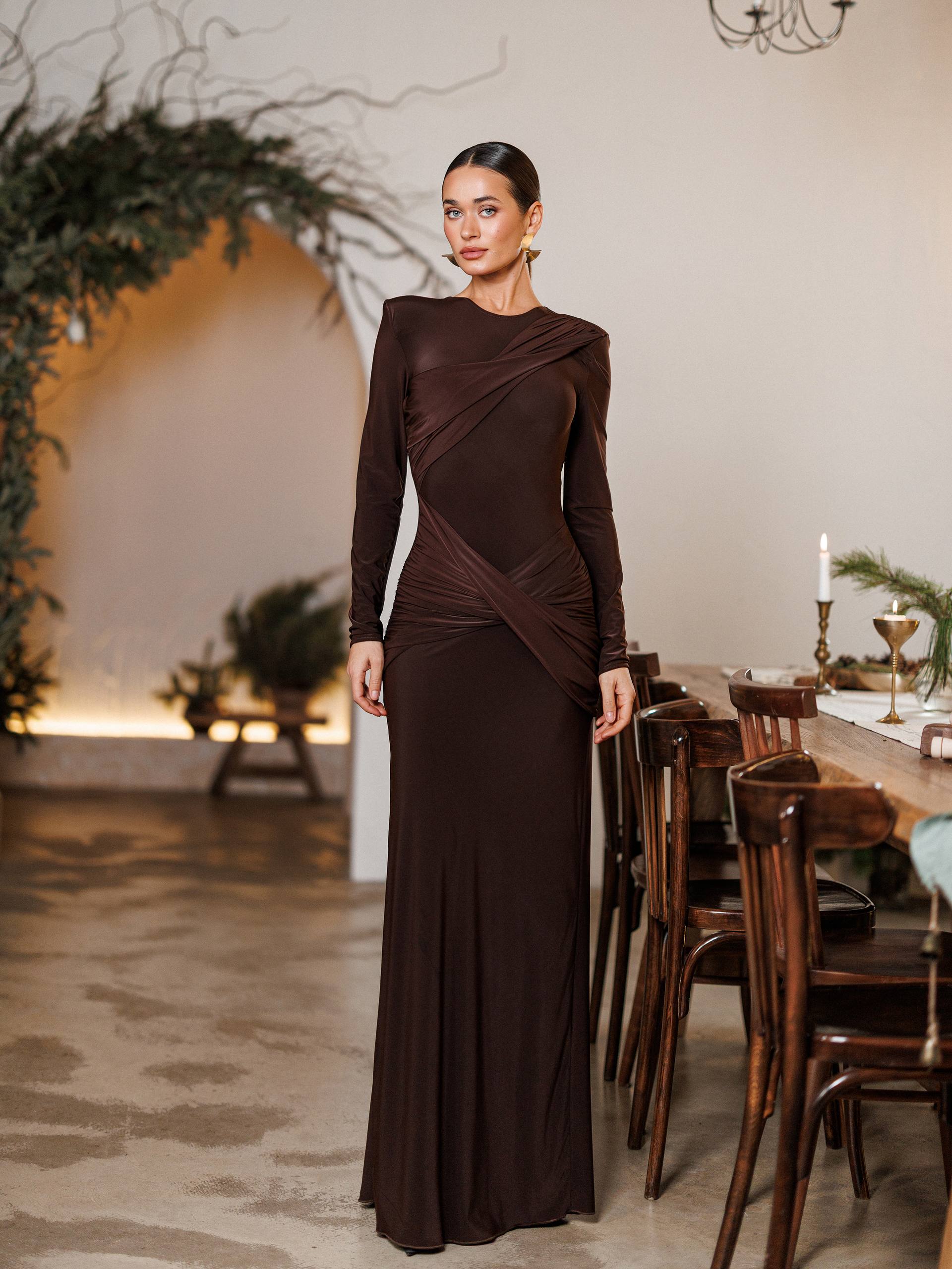 Maxi Dress with Open Back