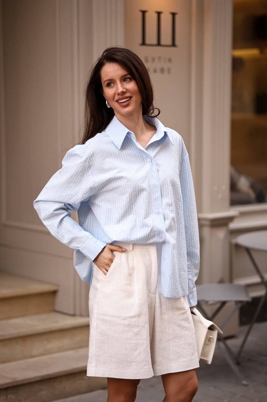 "Ivory" Linen Shorts