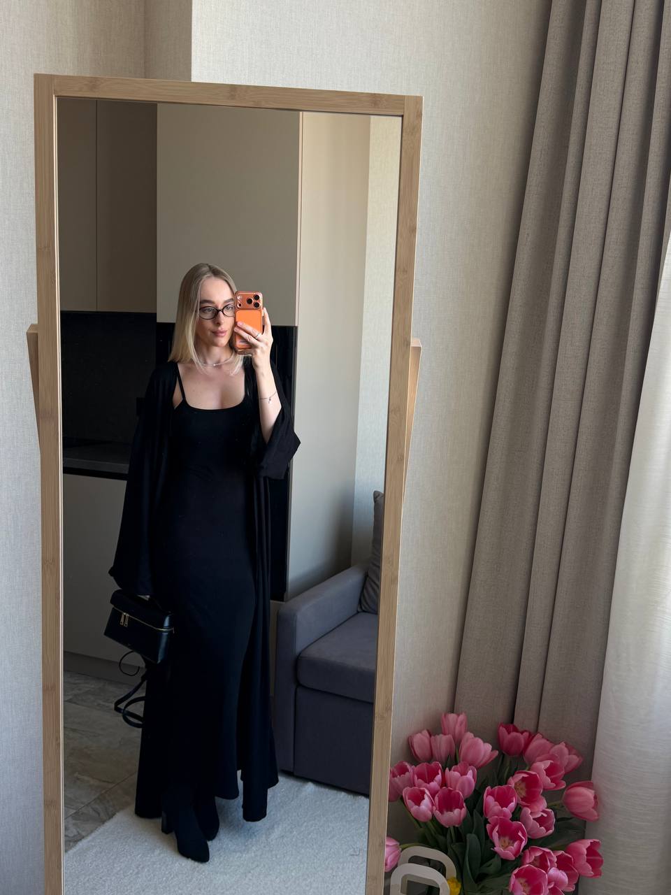 2-in-1 Set: Cardigan + Dress