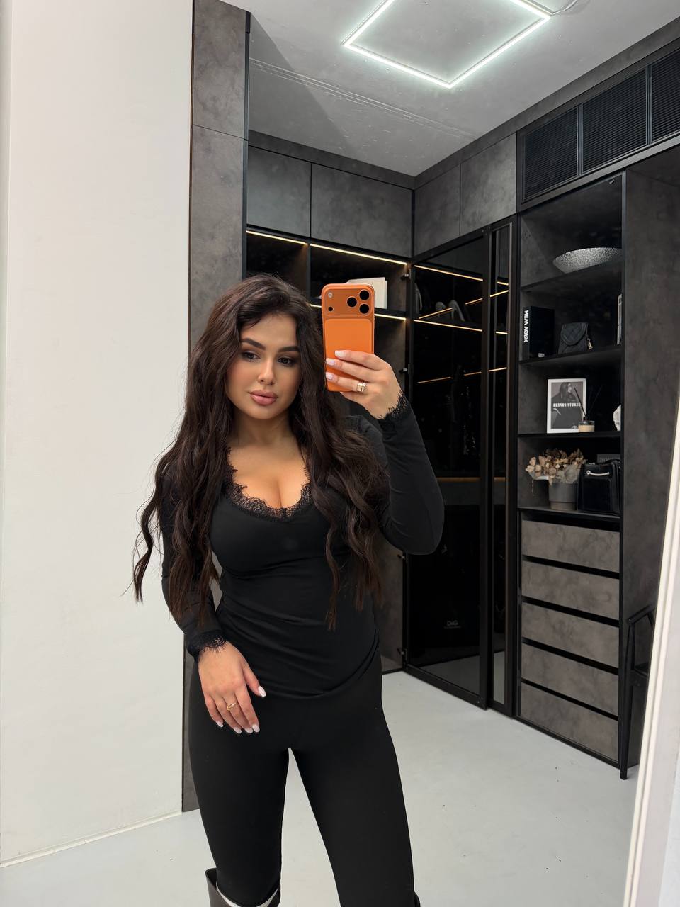 Viscose Top with Lace