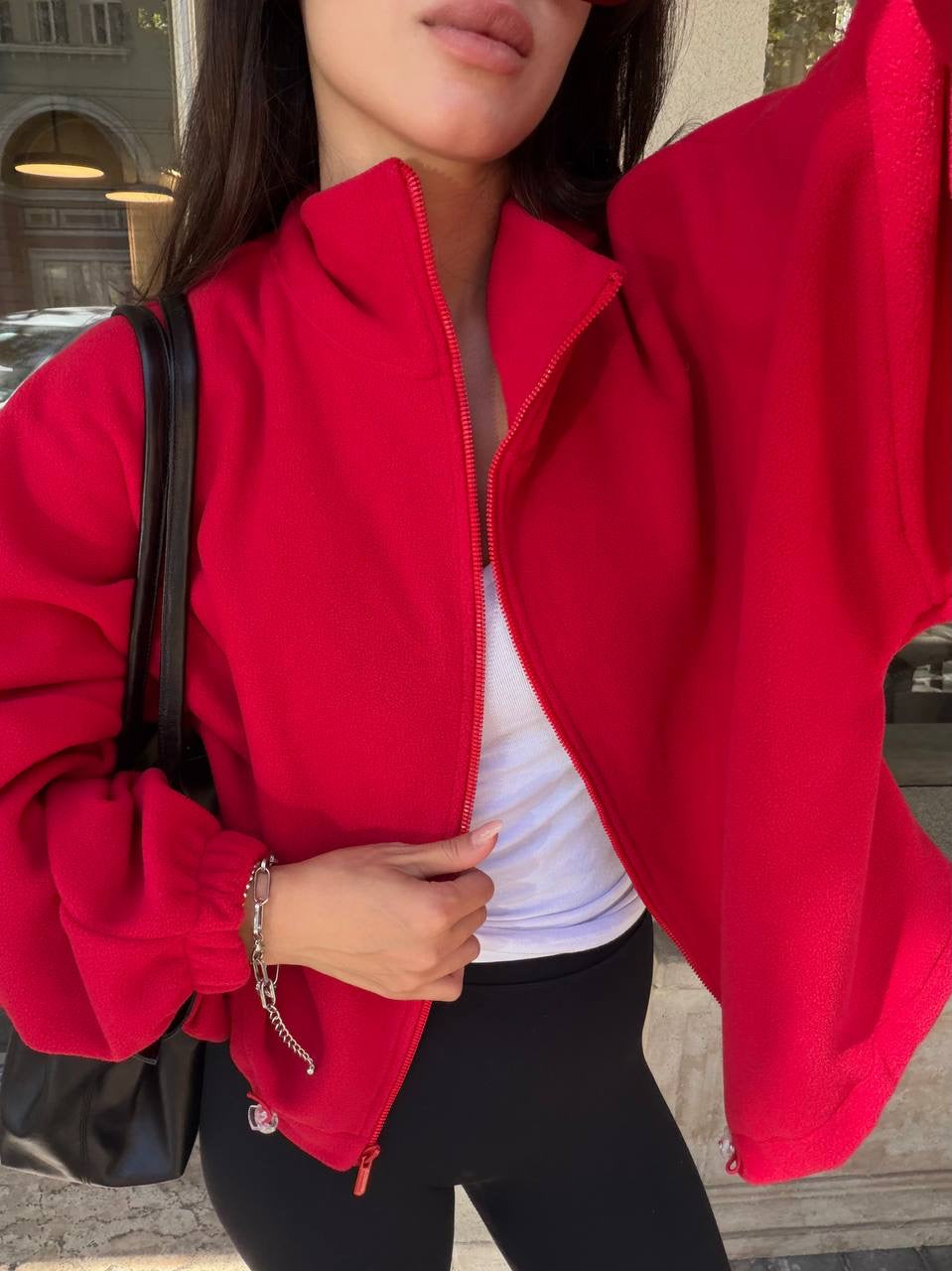 Long Zip-Up Fleece