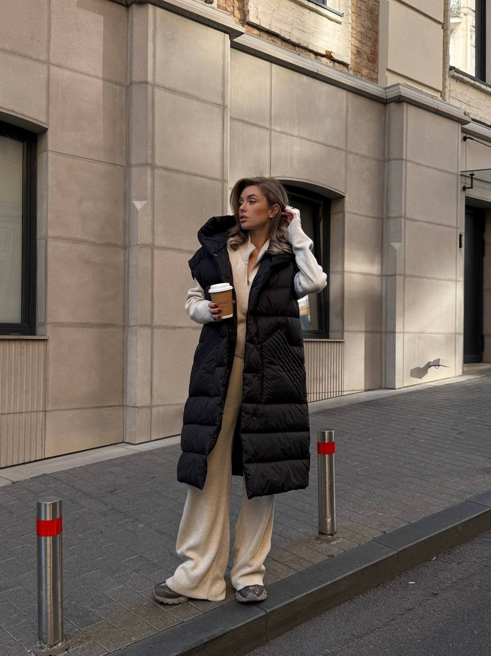 Extended Down Vest “Matis”