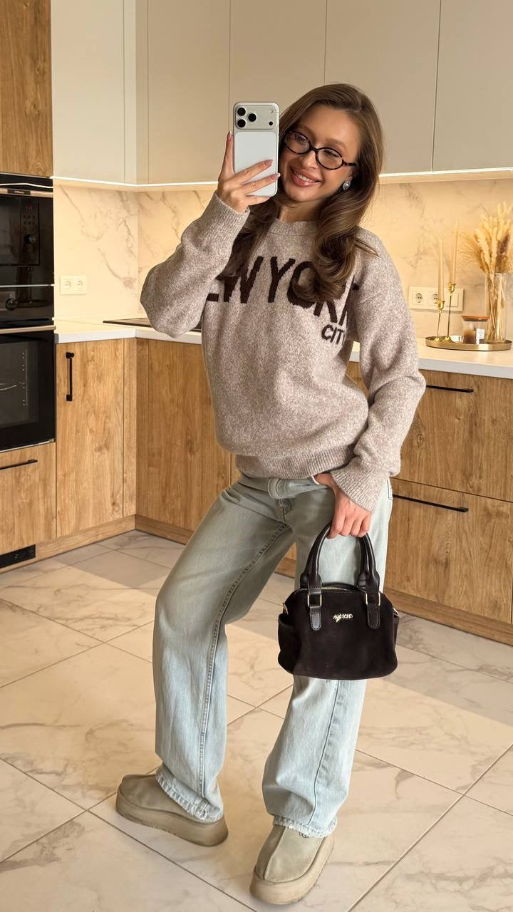 "NEW YORK" Sweater