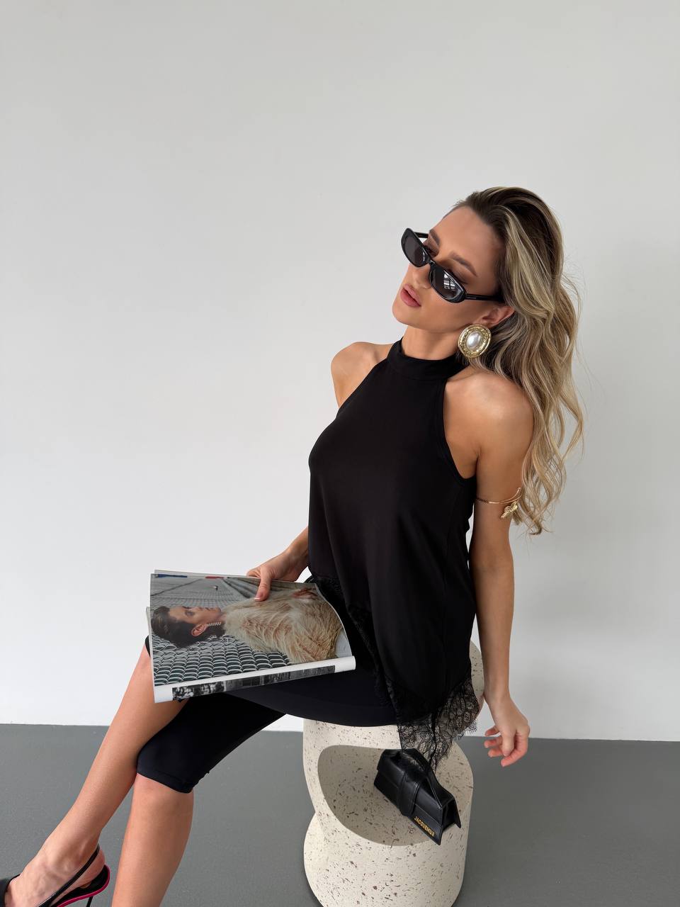 Top with Lace Details