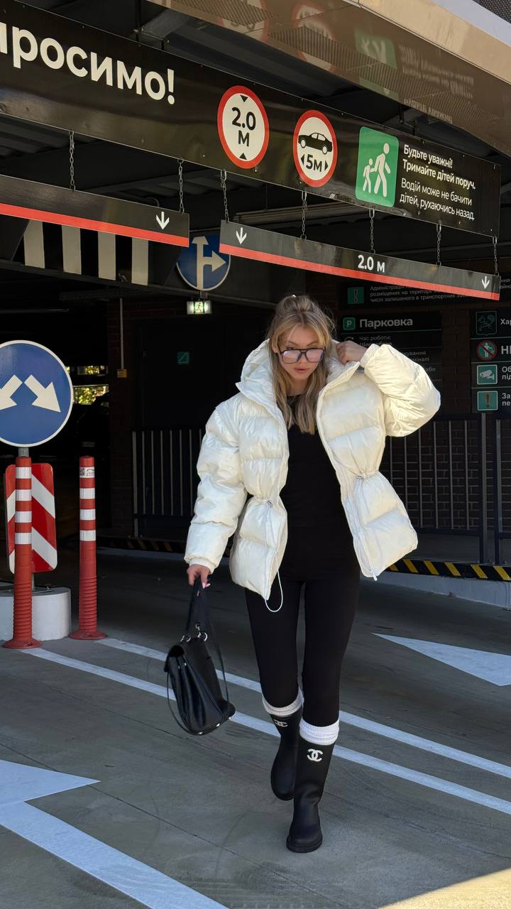 Transformer puffer jacket