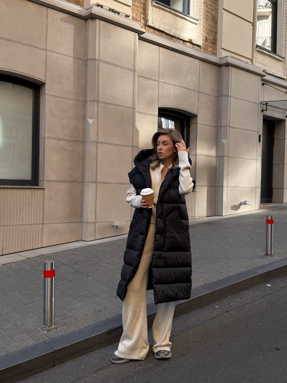 Extended Down Vest “Matis”