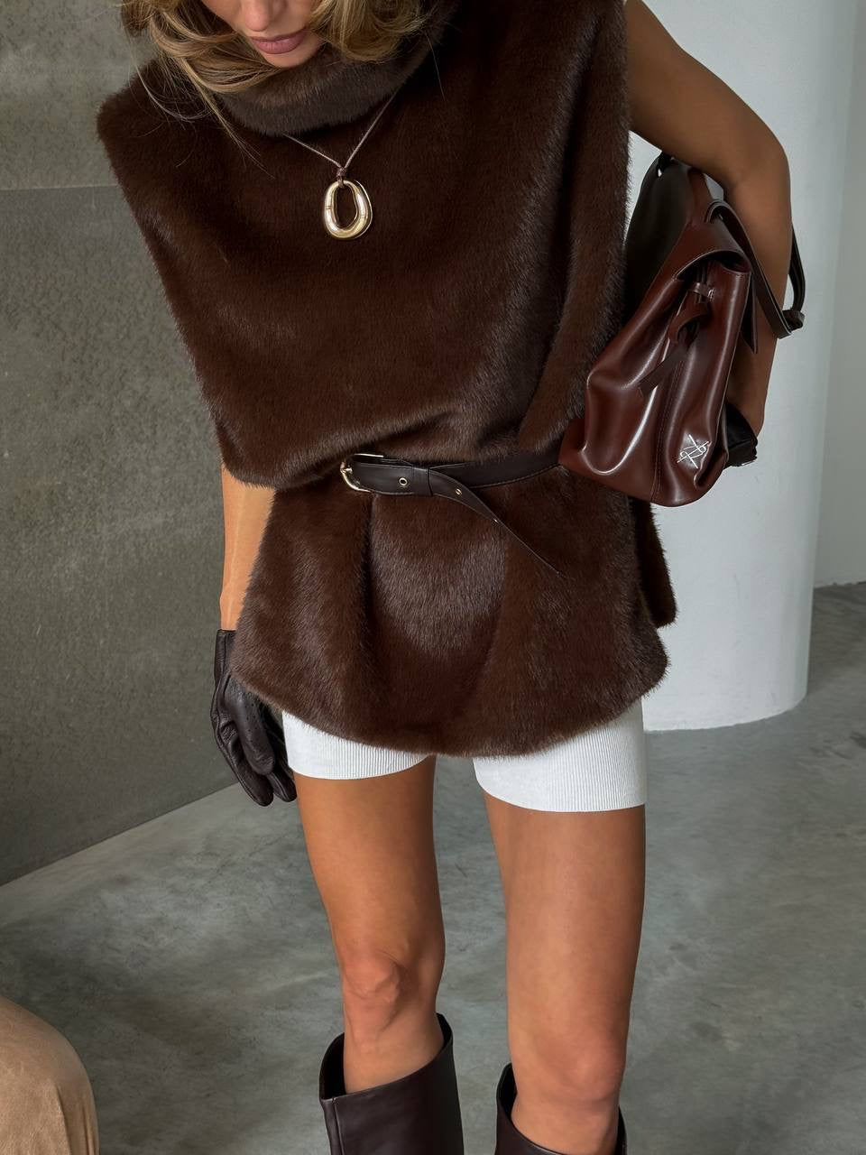 Stylish "Fraga" Vest-Cape