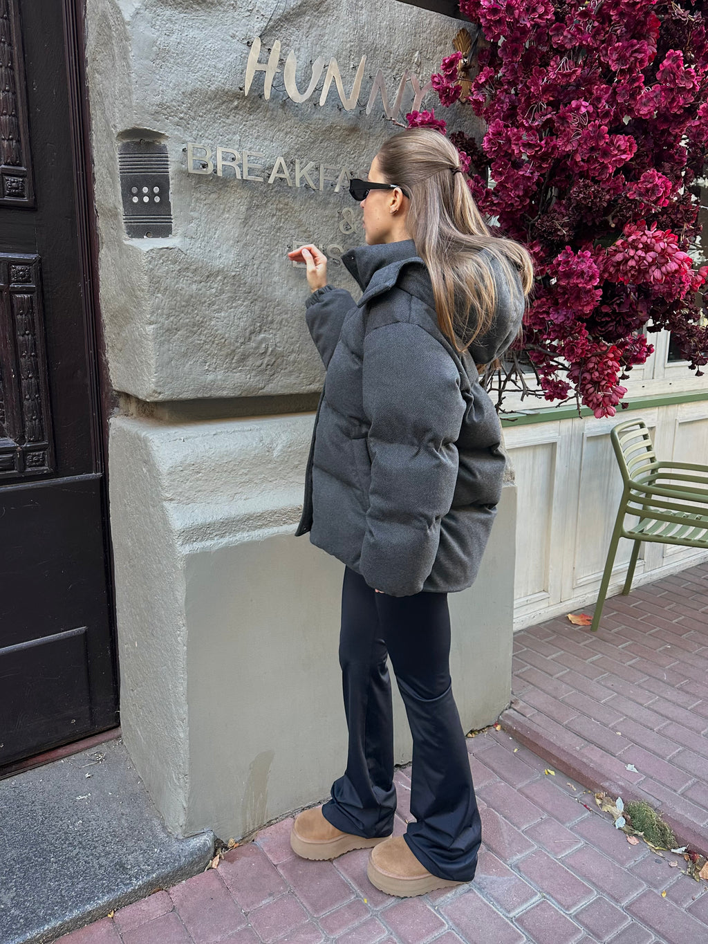 Cashmere Puffer Jacket
