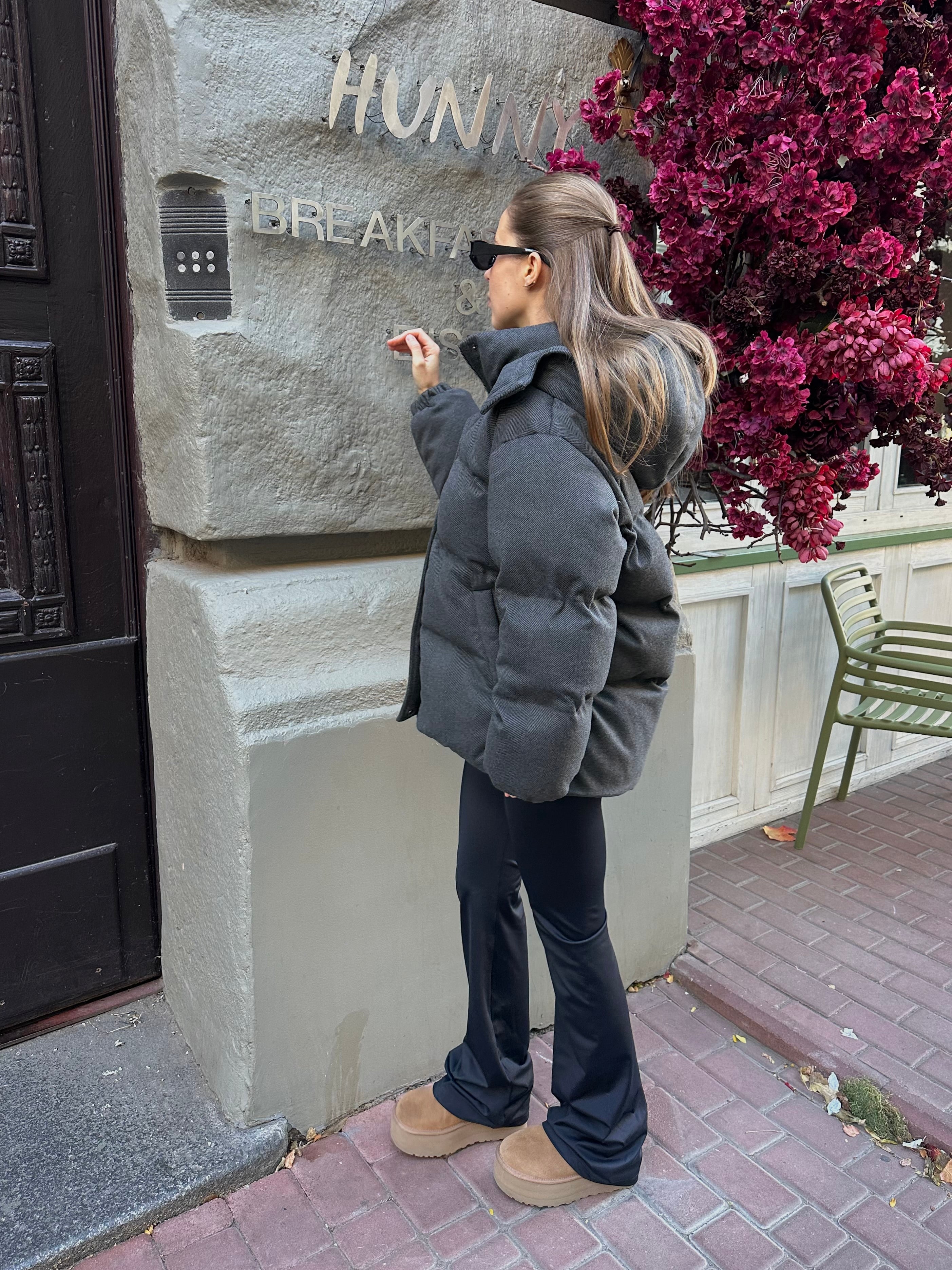 Cashmere Puffer Jacket