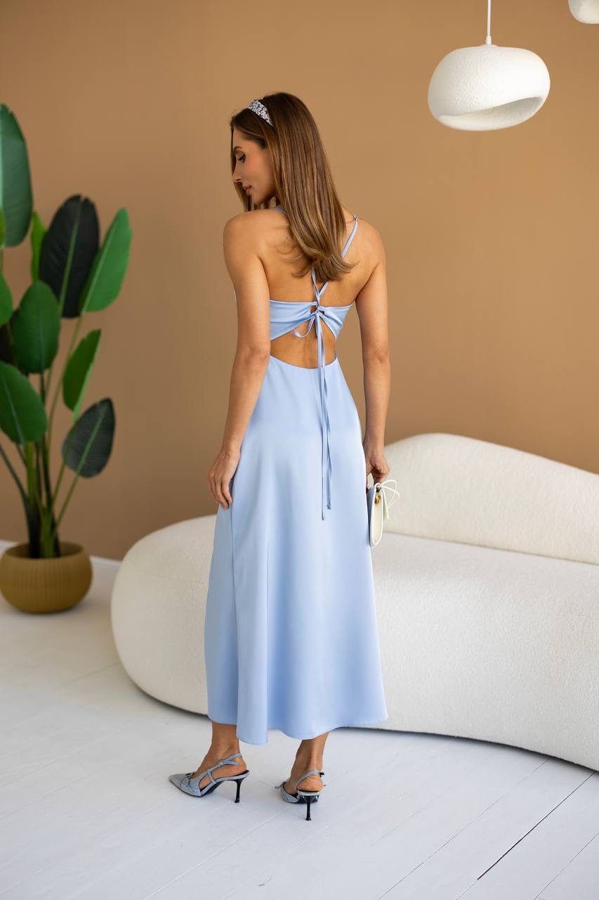 Elegant Open-Back Dress