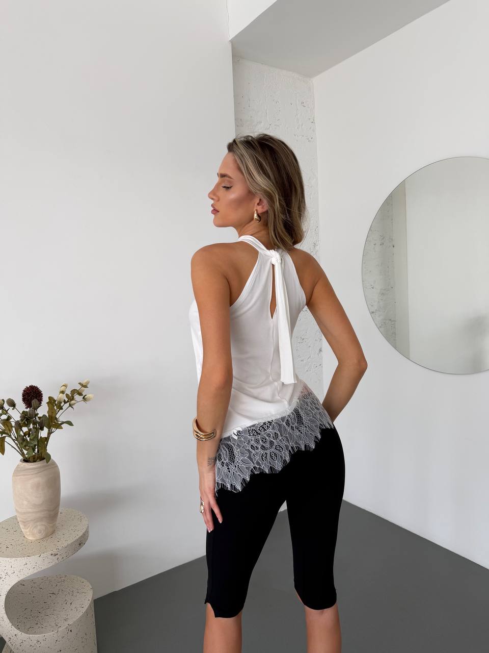 Top with Lace Details