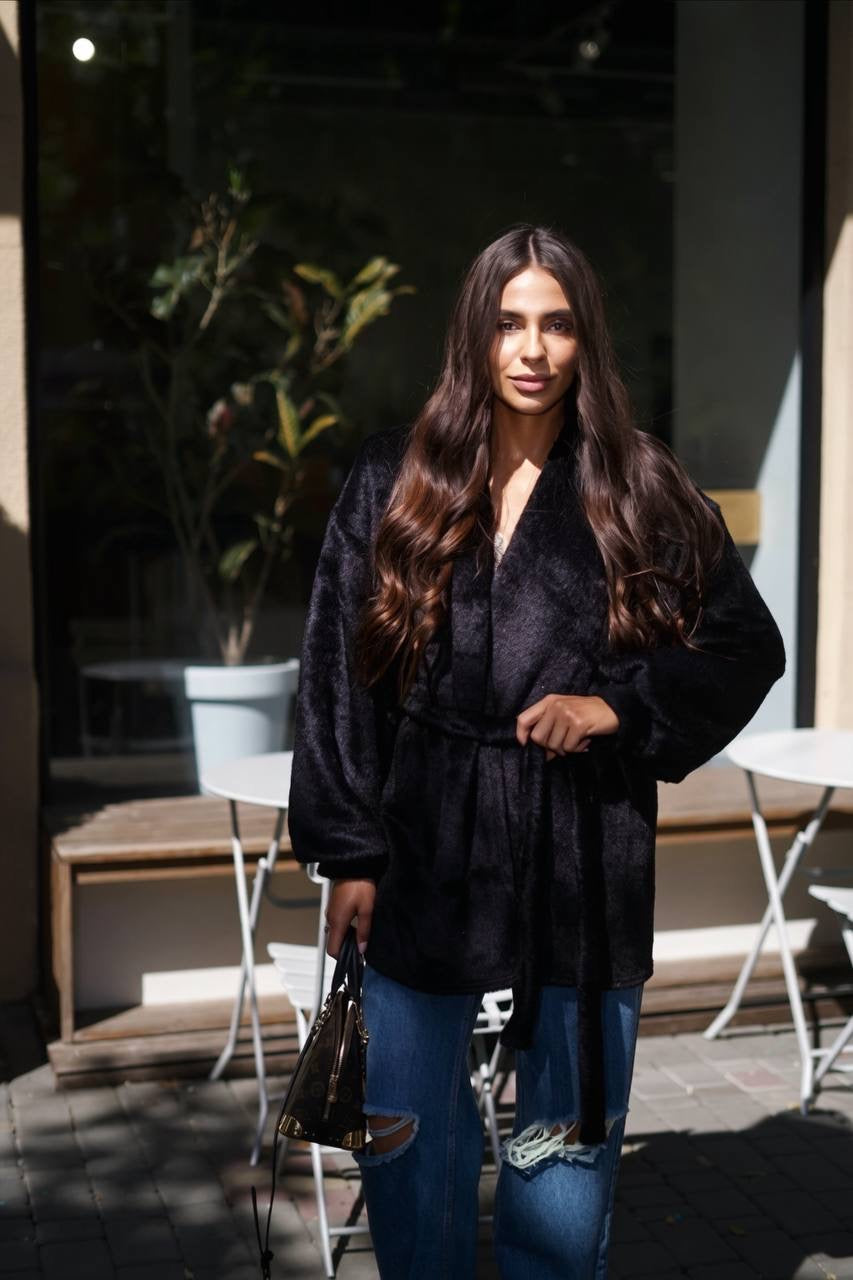 Cashmere-Style Cardigan