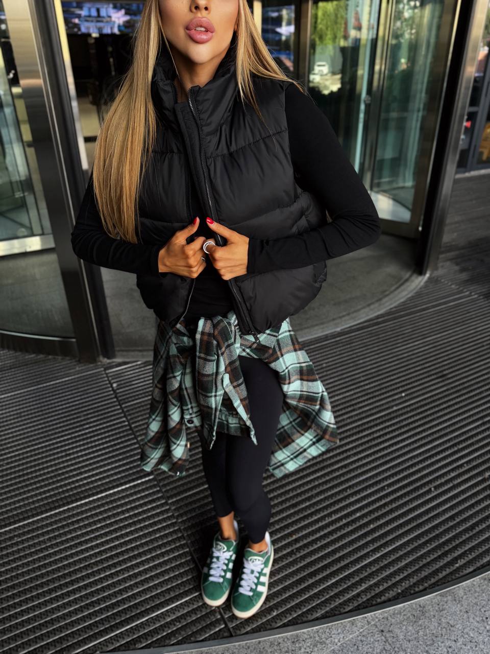 Puffer vest “Crop”