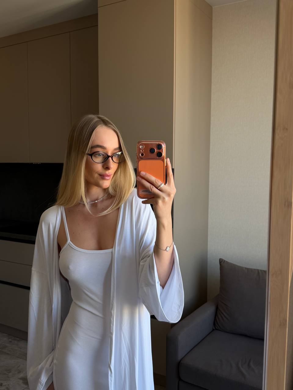 2-in-1 Set: Cardigan + Dress