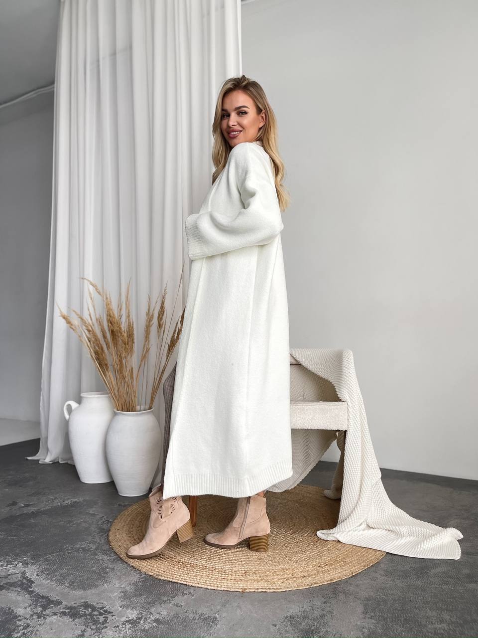 Long Knitted Cardigan