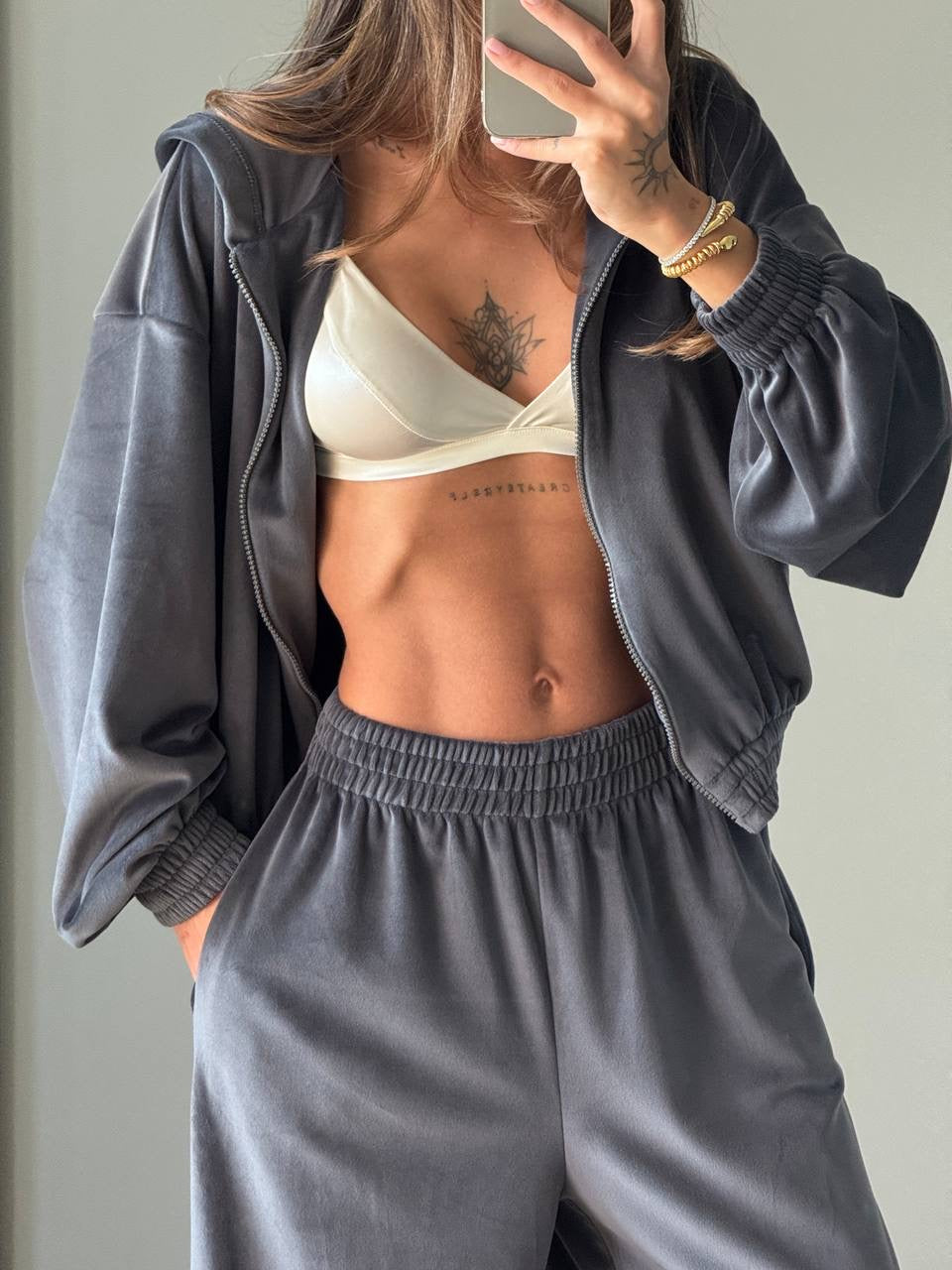 Cozy Velour Tracksuit
