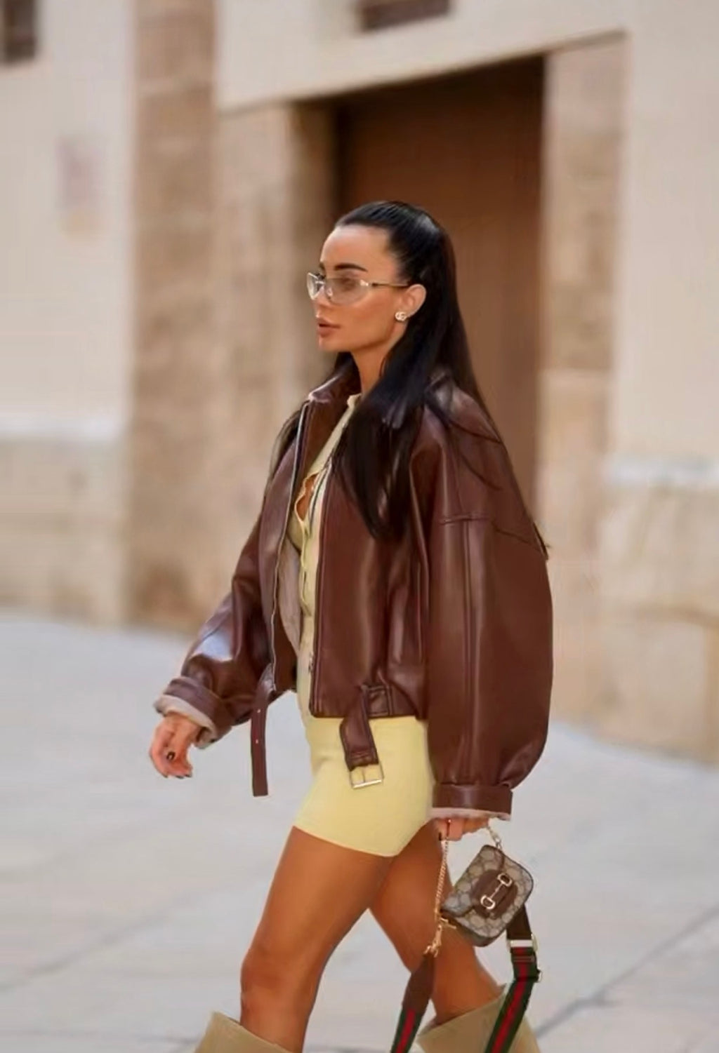 Cropped Oversized Jacket