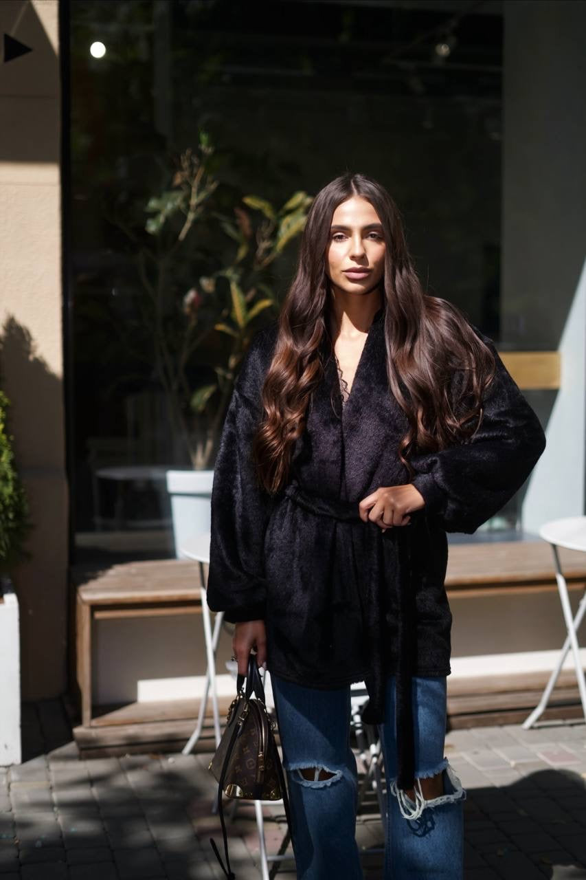 Cashmere-Style Cardigan