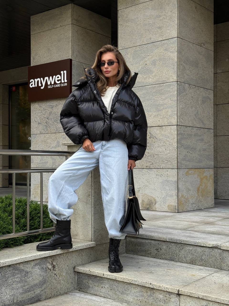 “IRISH” Cropped Puffer