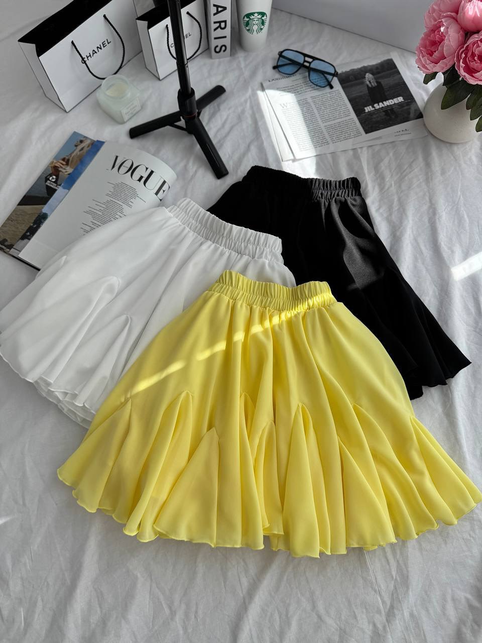 Skirt with built-in shorts from Pinterest