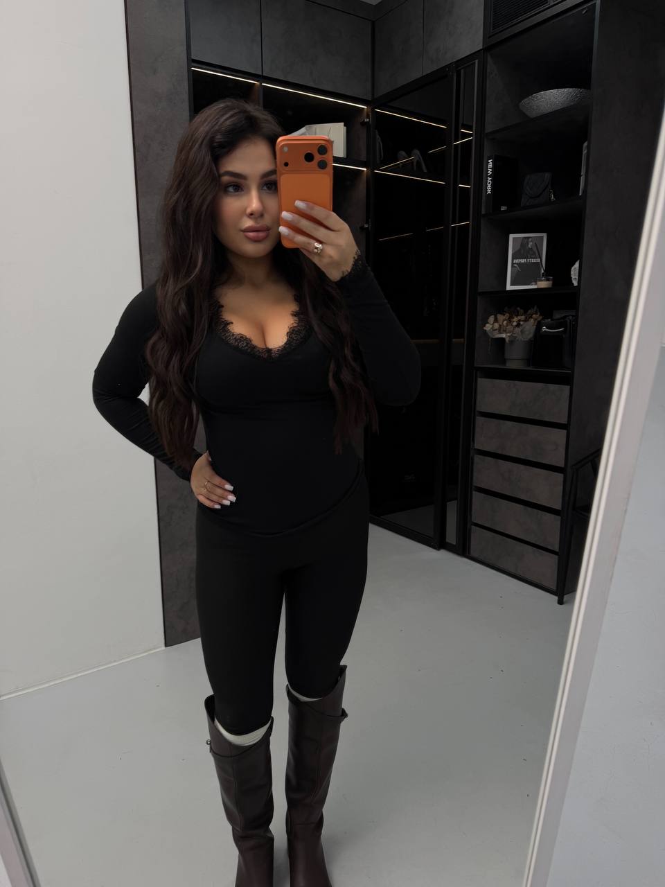 Viscose Top with Lace