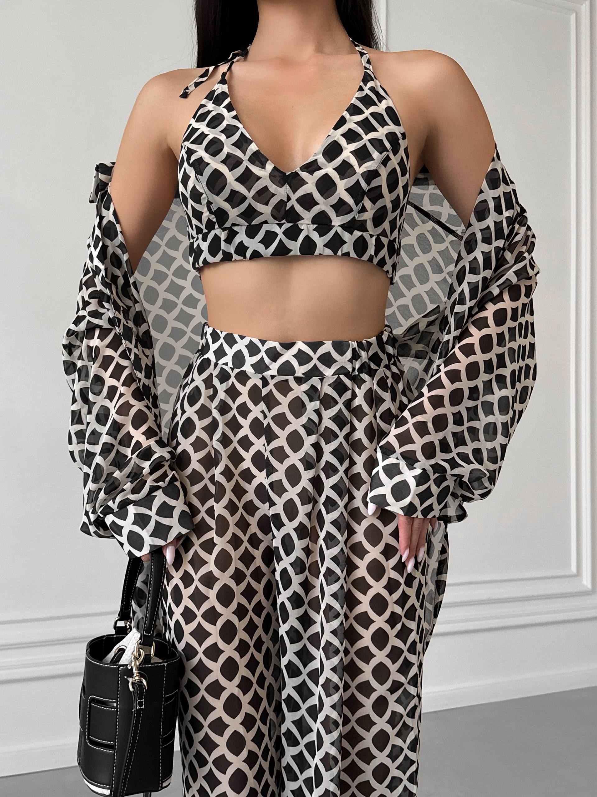 3-piece set “Cynthia Chiffon”