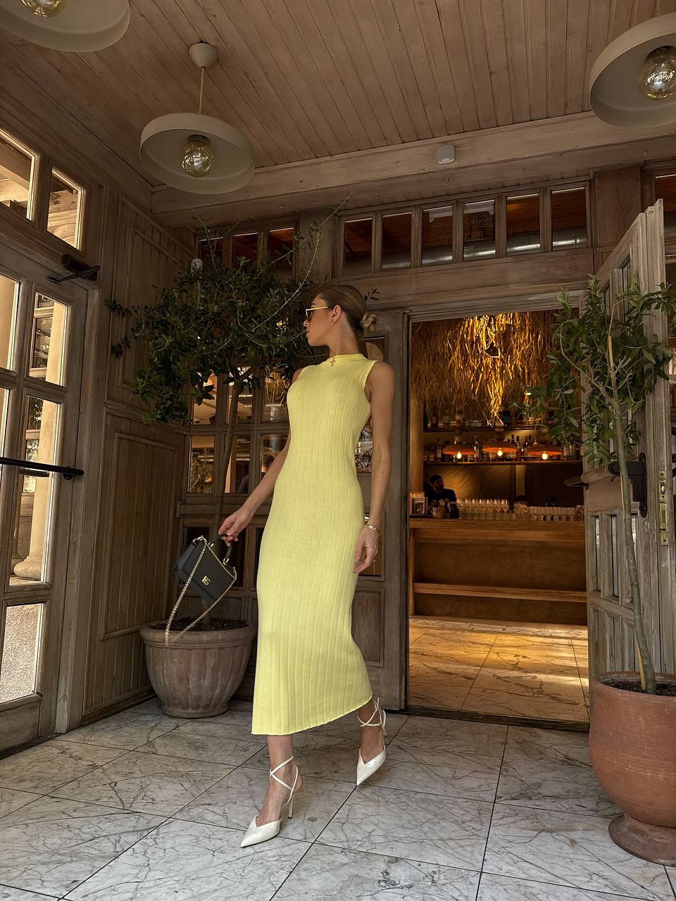 Seamless knitted dress “Sava”
