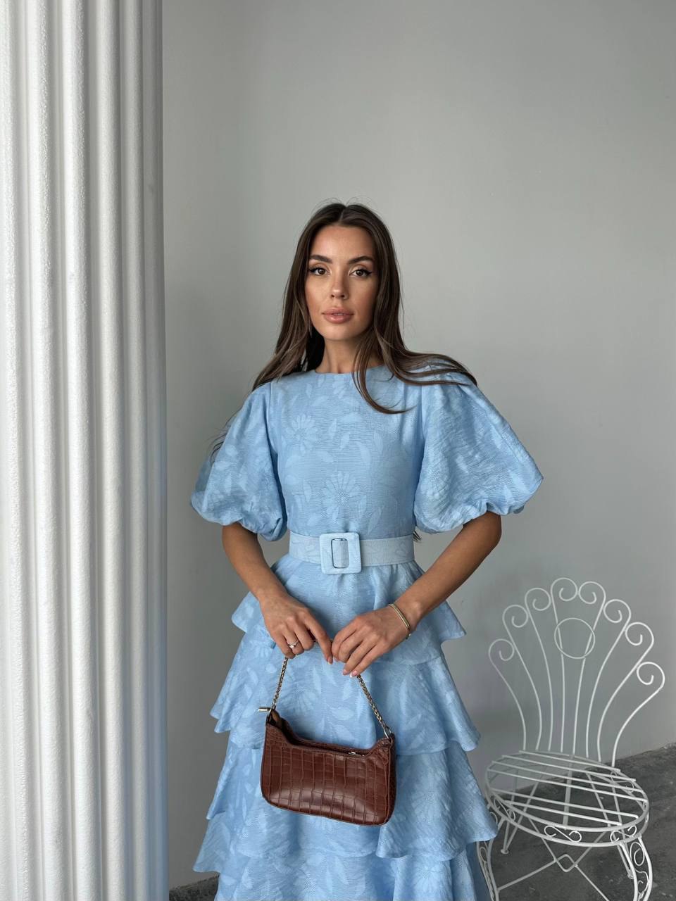 Dress with a belt