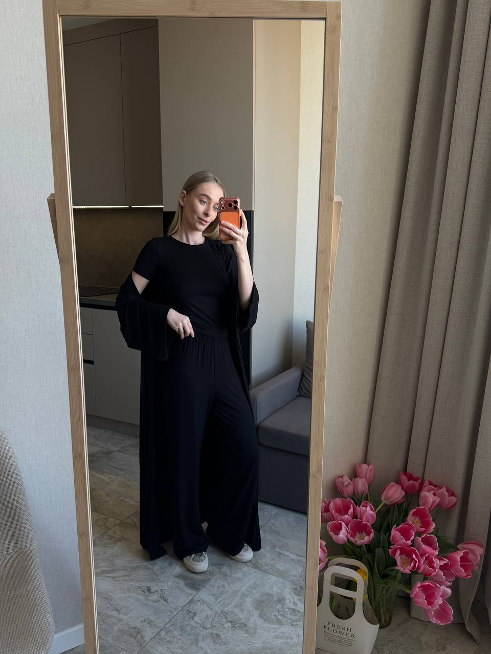 3-piece set with cardigan