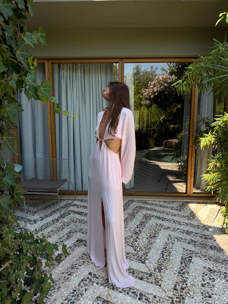 Wet Silk Dress