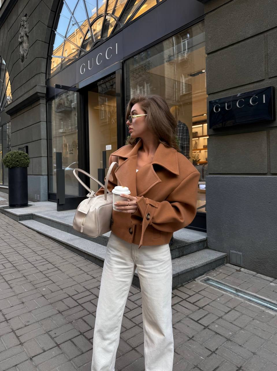 "Retro" Cropped Coat