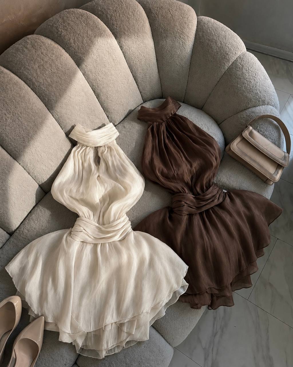 Organza Mini Dress