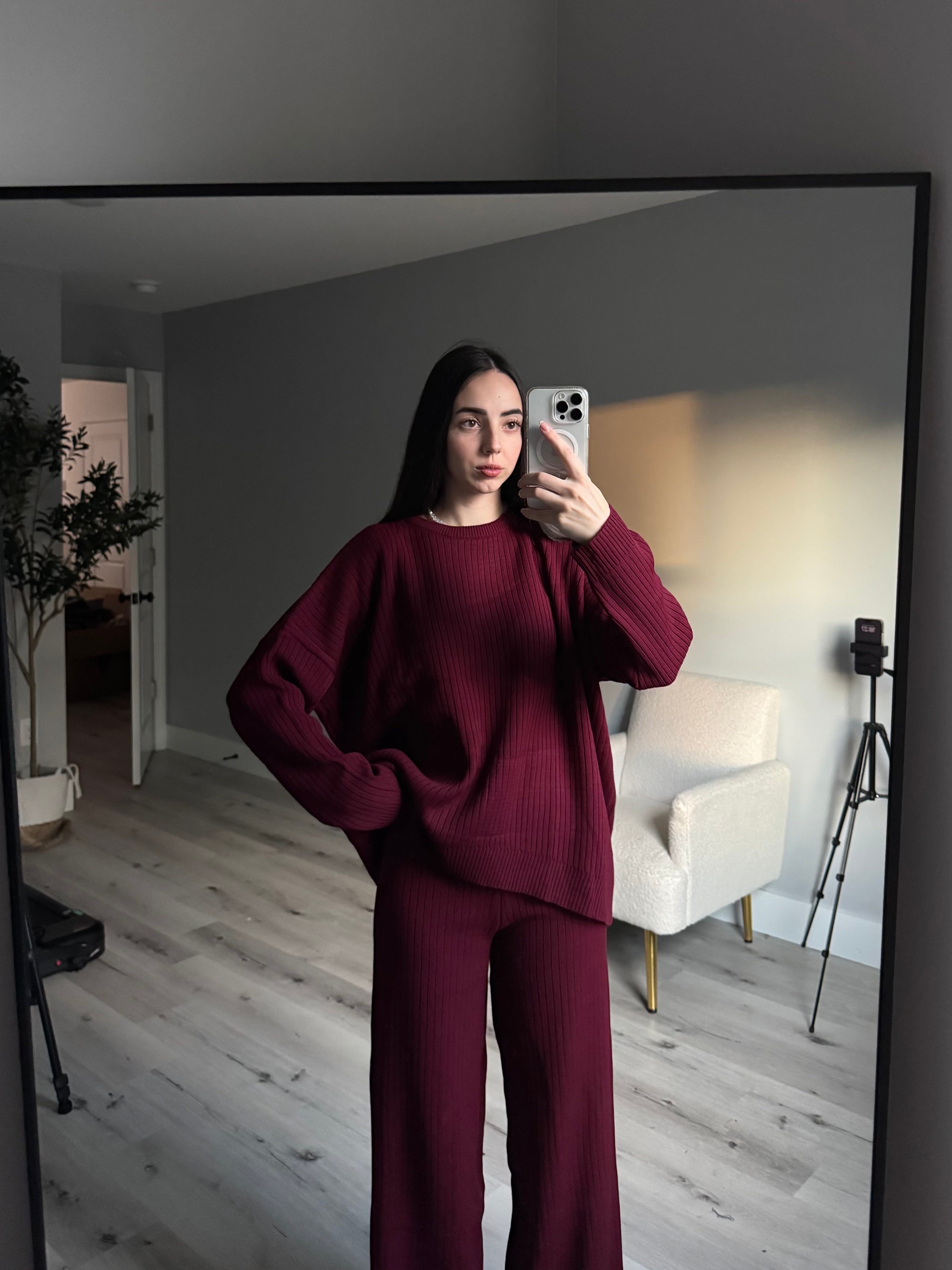 Set Sweater+Palazzo Pants