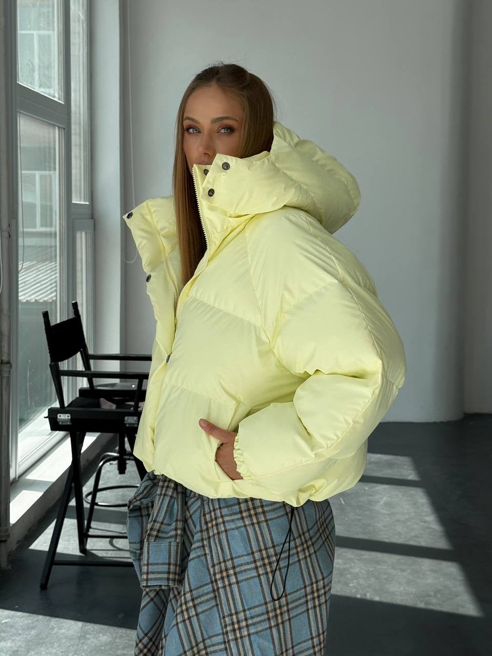 “IRISH” Cropped Puffer