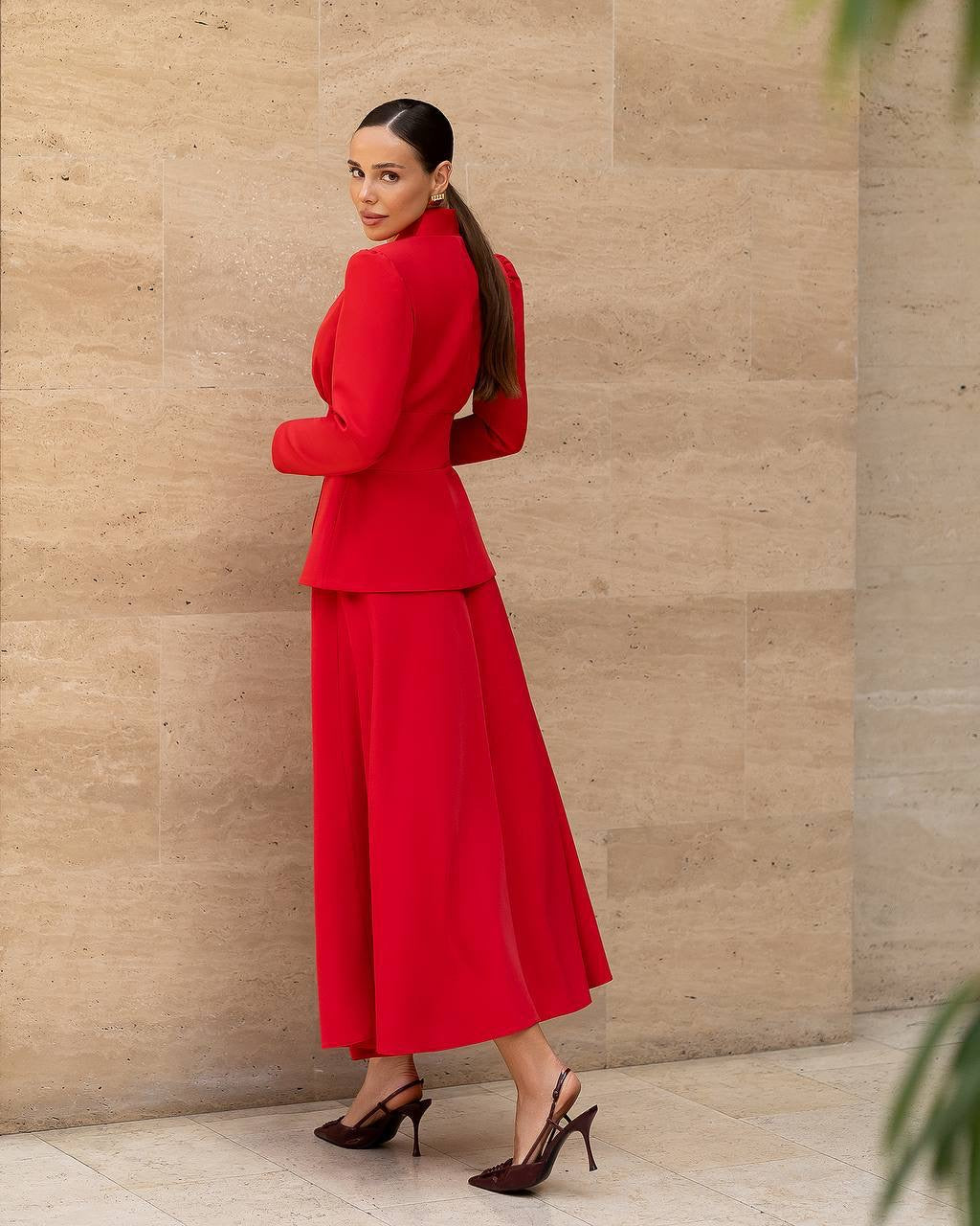 Blazer & Skirt Set