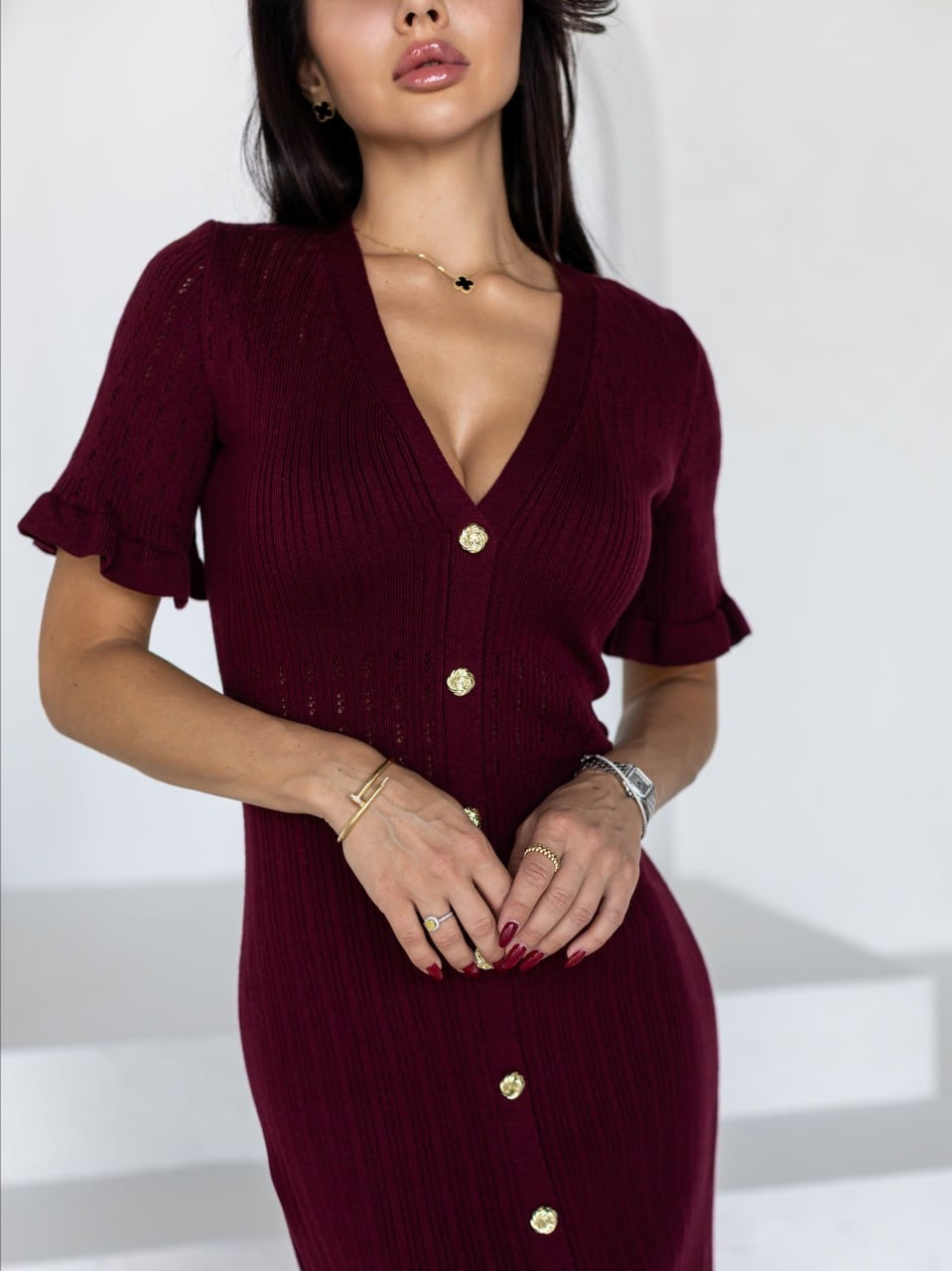 “Rimini” Knit Midi Dress
