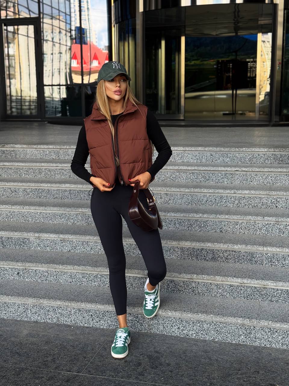 Puffer vest “Crop”