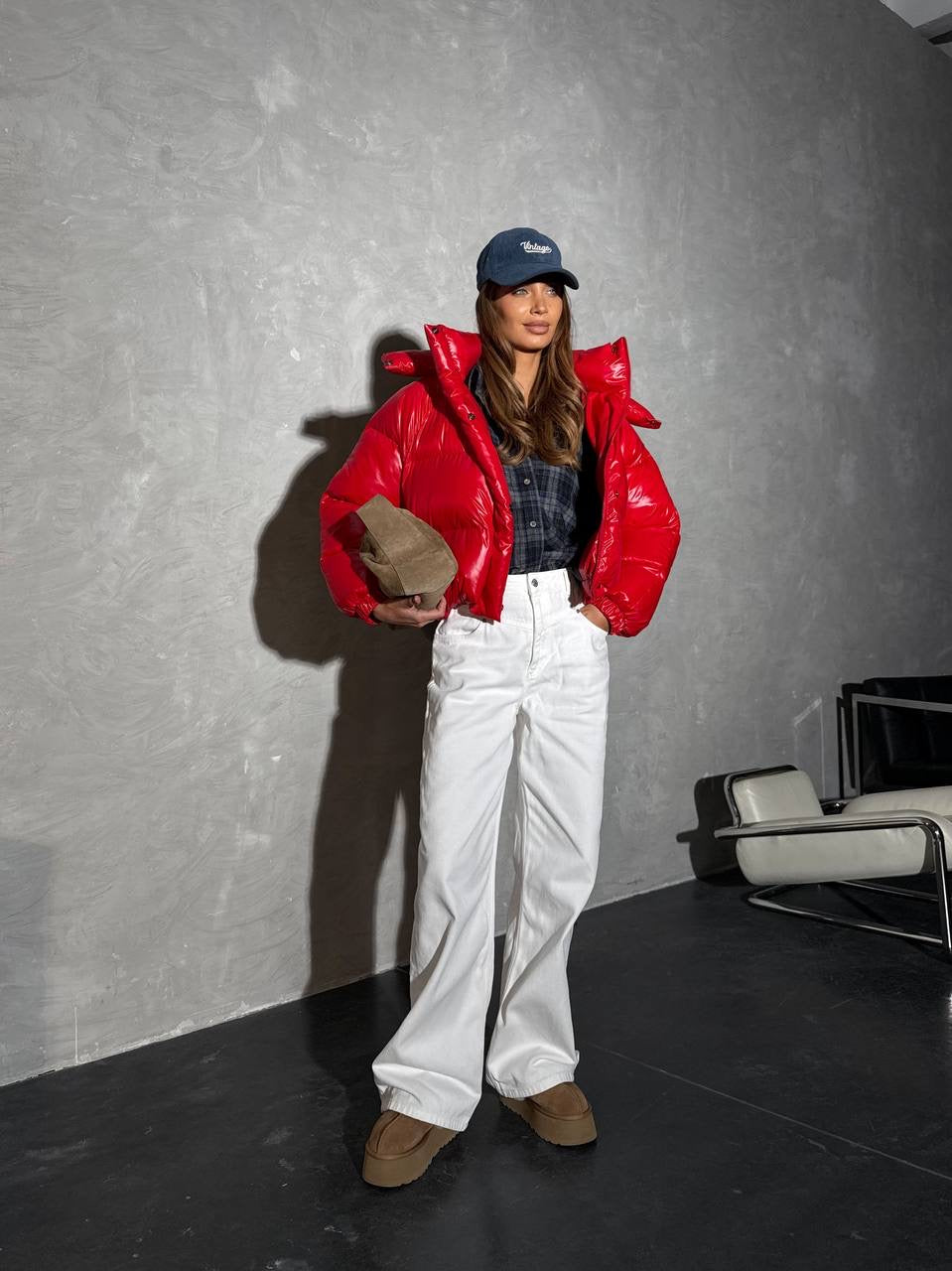 “IRISH” Cropped Puffer