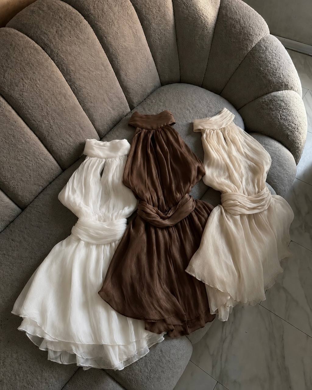 Organza Mini Dress
