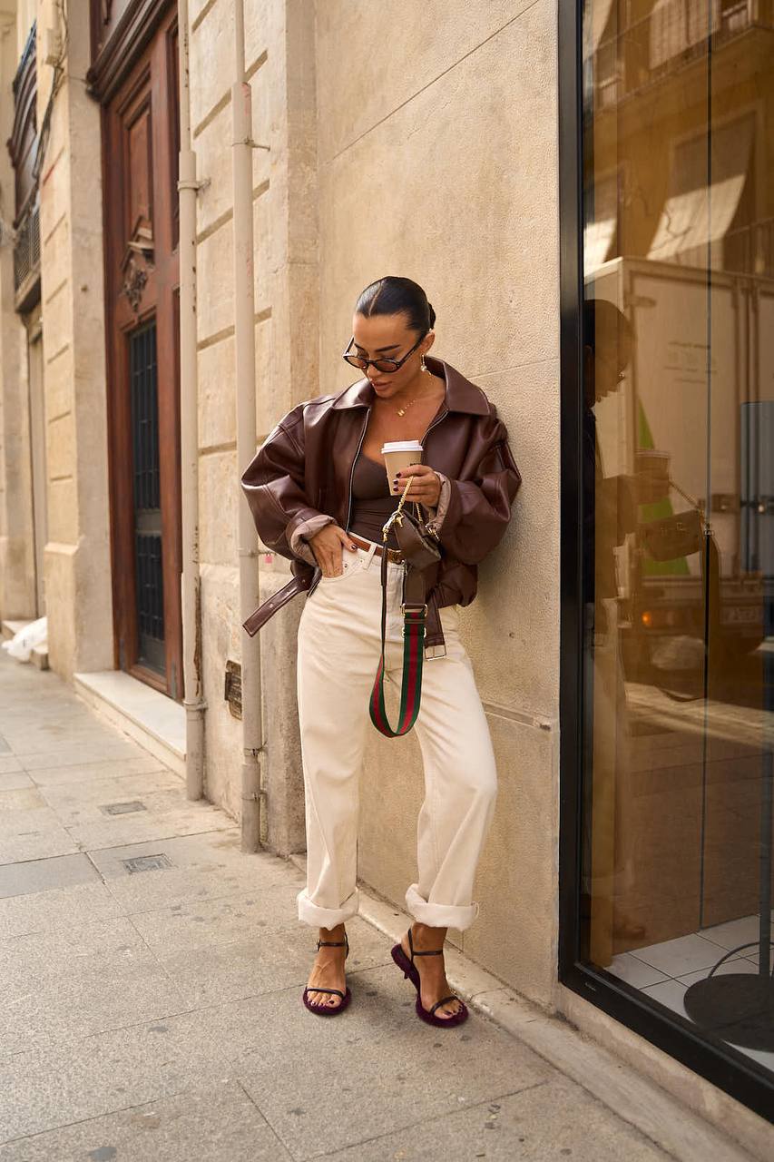 Cropped Oversized Jacket