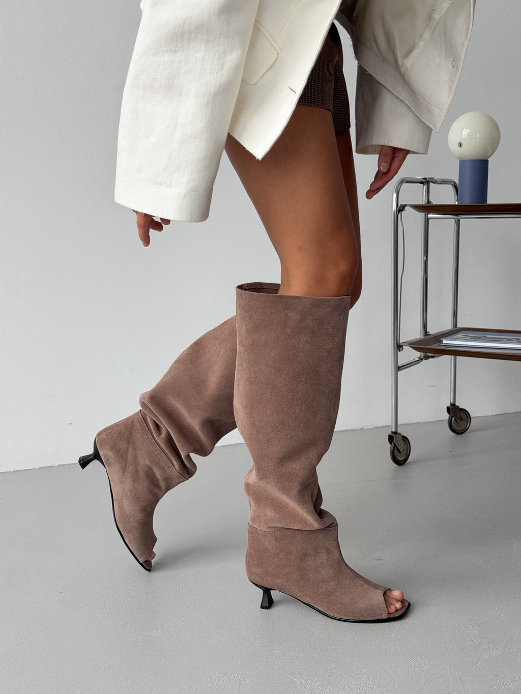 Open-Toe Boots