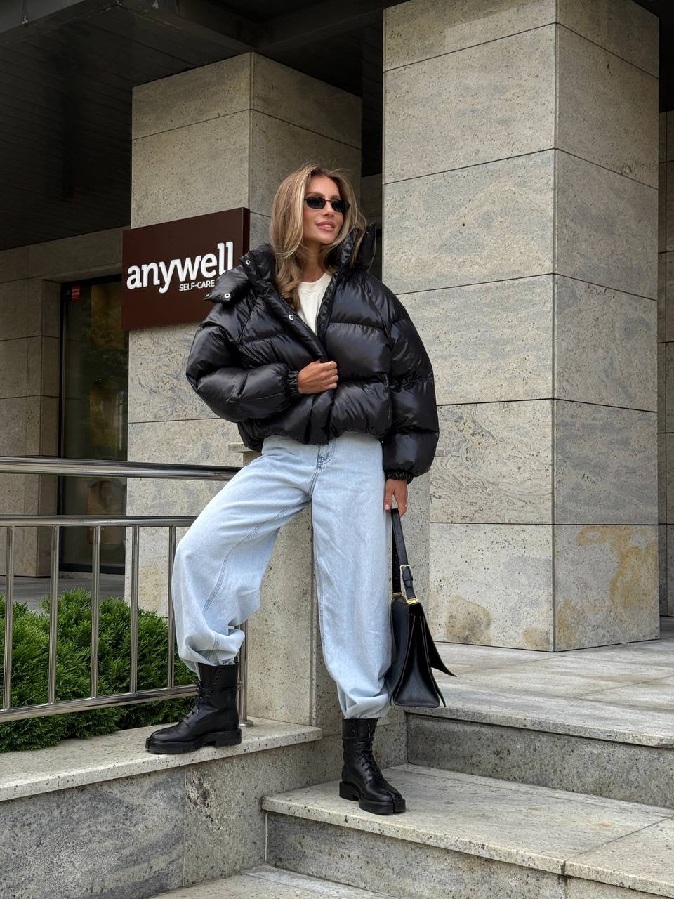 “IRISH” Cropped Puffer
