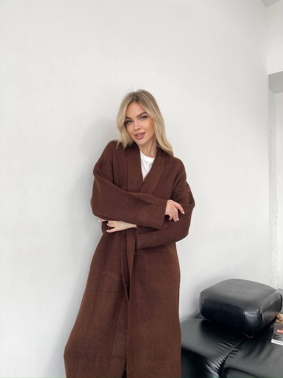 Long Knitted Cardigan